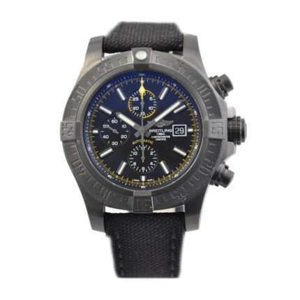 Breitling Super Avenger II Black Steel M133711A/BF30 Replica